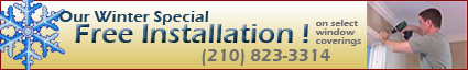 Free Window Coverings Installation